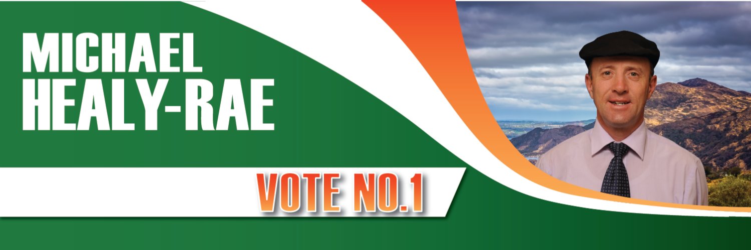 Michael Healy-Rae's banner