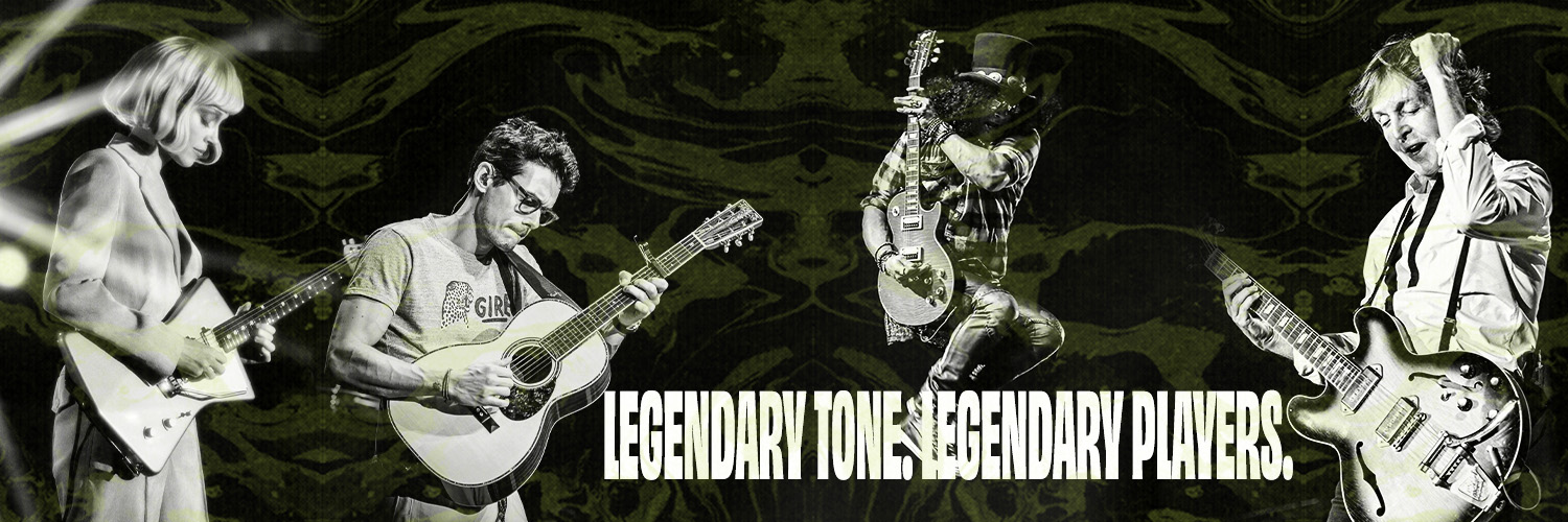 Ernie Ball's banner