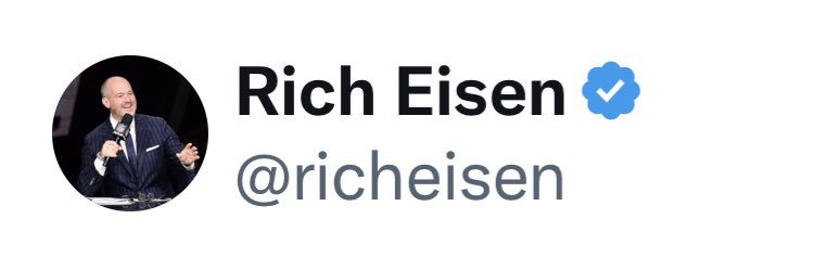Rich Eisen's banner