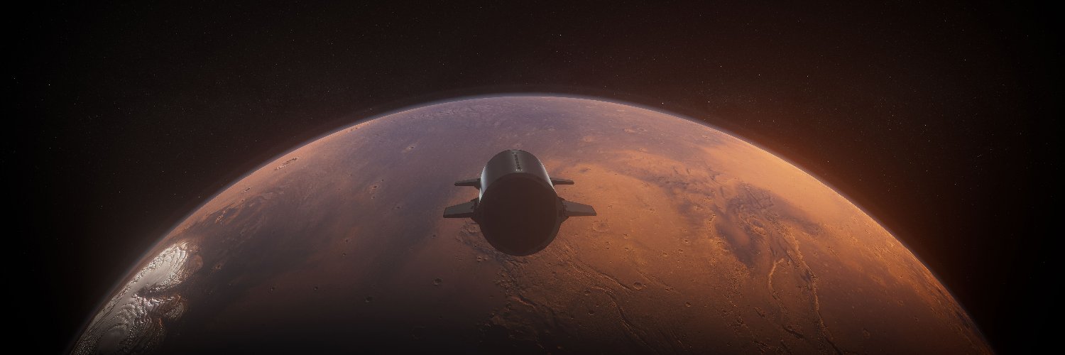 SpaceX's banner