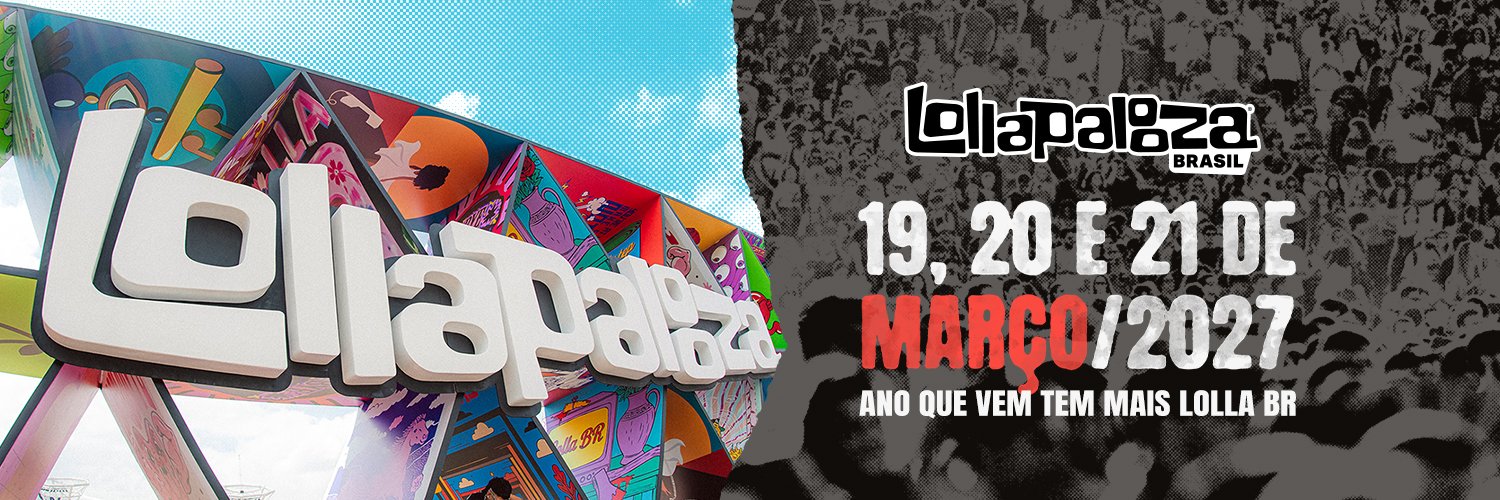 Lollapalooza Brasil's banner