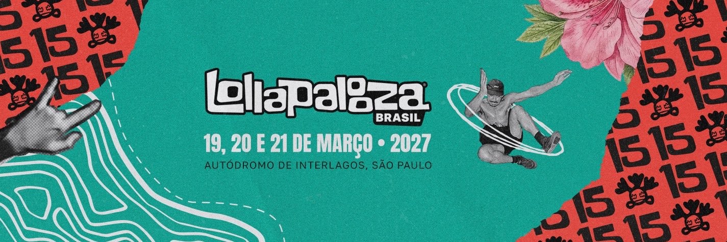 Lollapalooza Brasil's banner