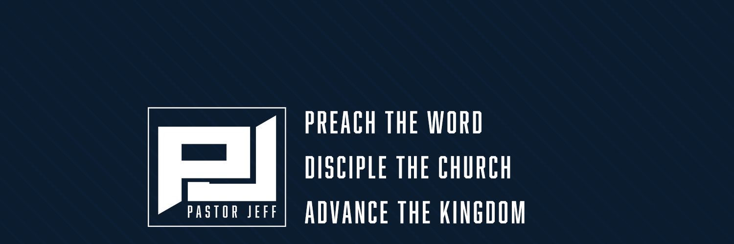 Pastor Jeff Schwarzentraub's banner
