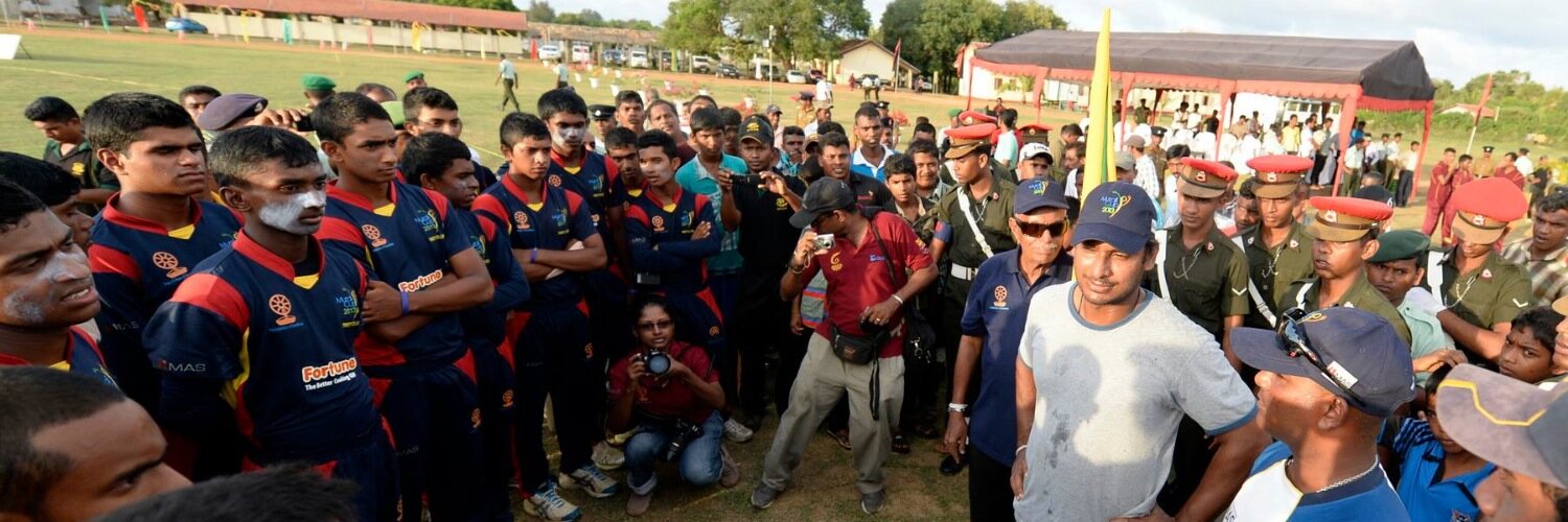 Kumar Sangakkara's banner