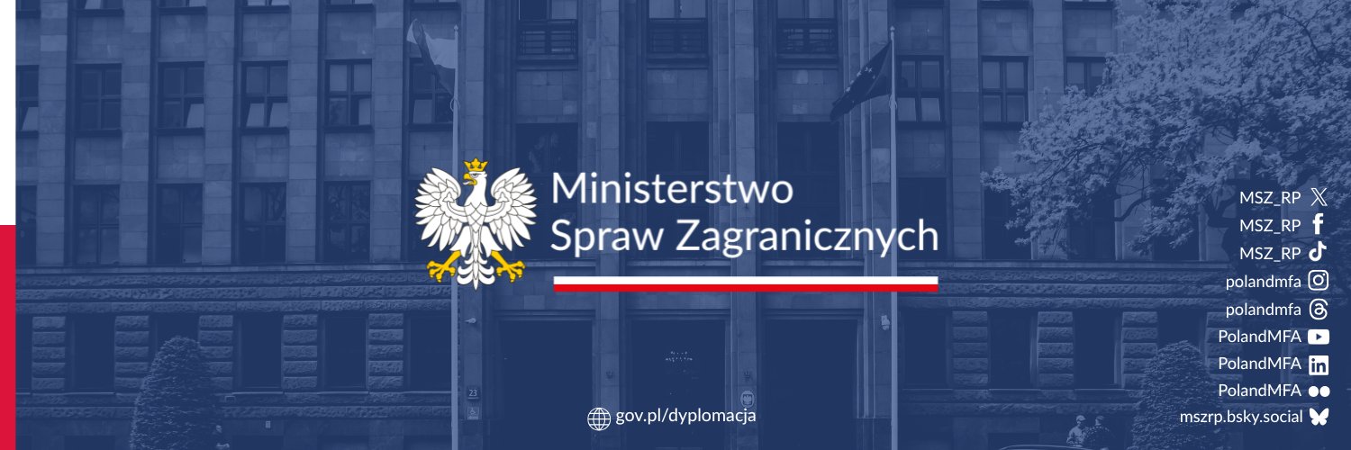 Ministerstwo Spraw Zagranicznych RP 🇵🇱's banner