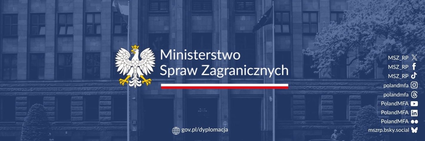 Ministerstwo Spraw Zagranicznych RP 🇵🇱's banner
