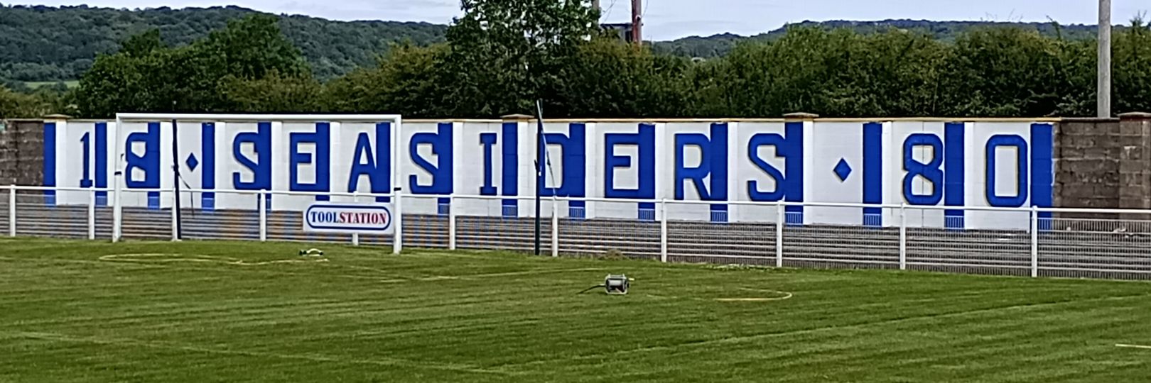 Clevedon Town Football Club's banner
