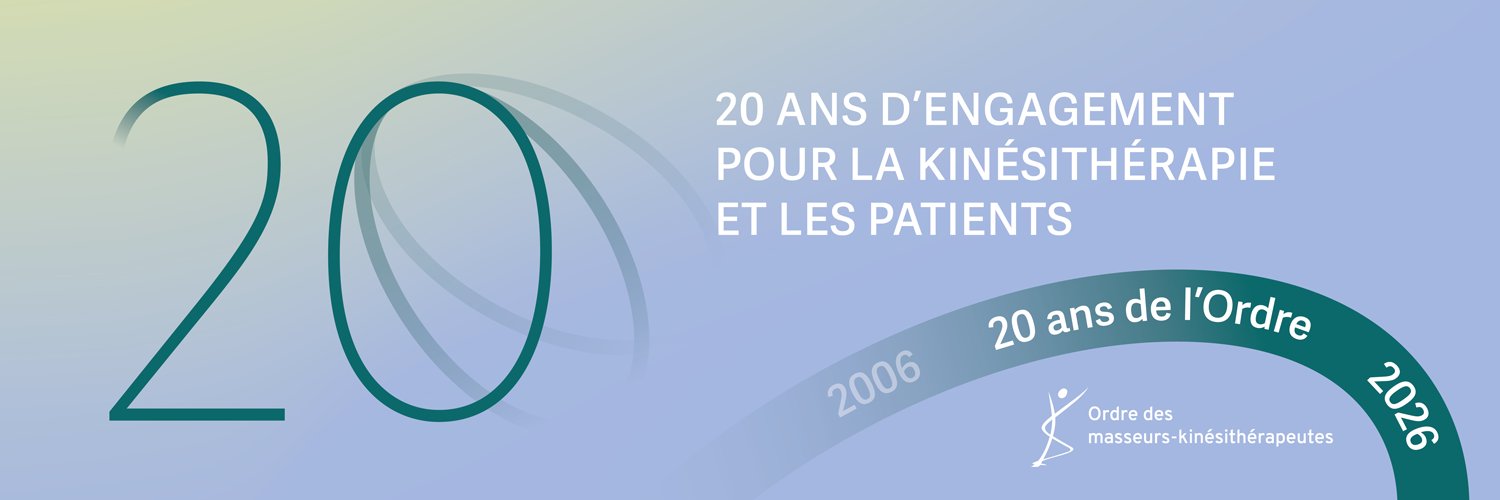 Ordre des masseurs-kinésithérapeutes's banner