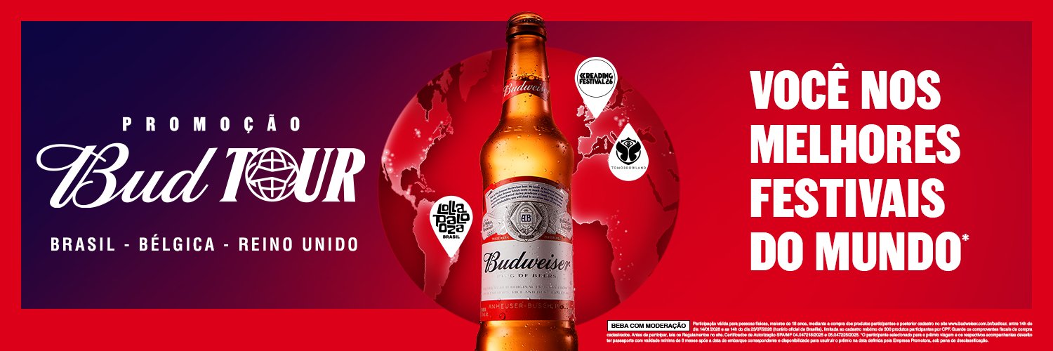 Budweiser Brasil's banner