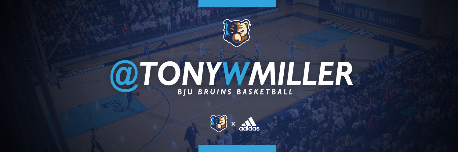 Coach Tony Miller's banner