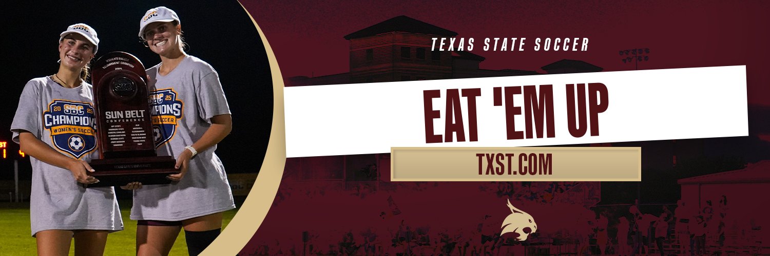 Texas State Soccer's banner