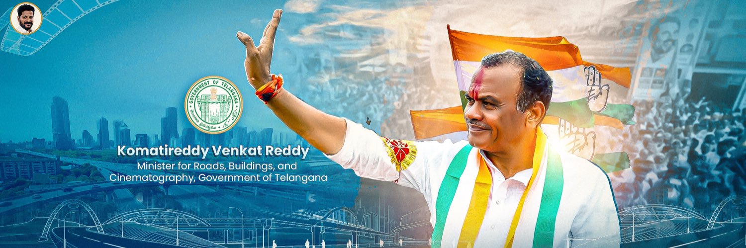Komatireddy Venkat Reddy's banner