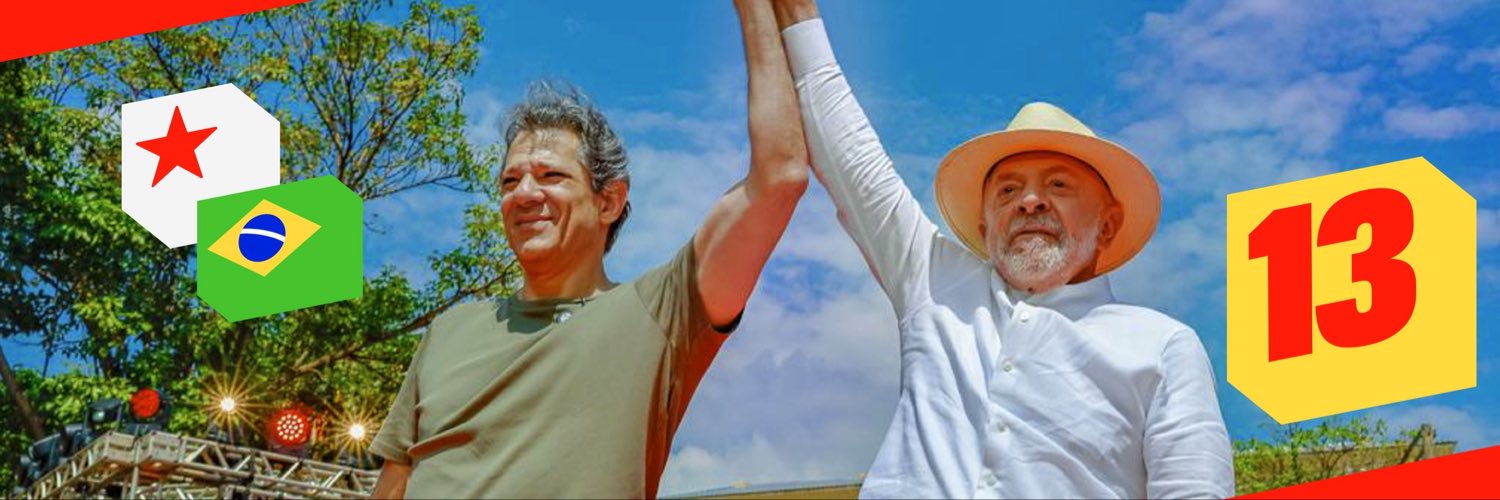 Fernando Haddad's banner