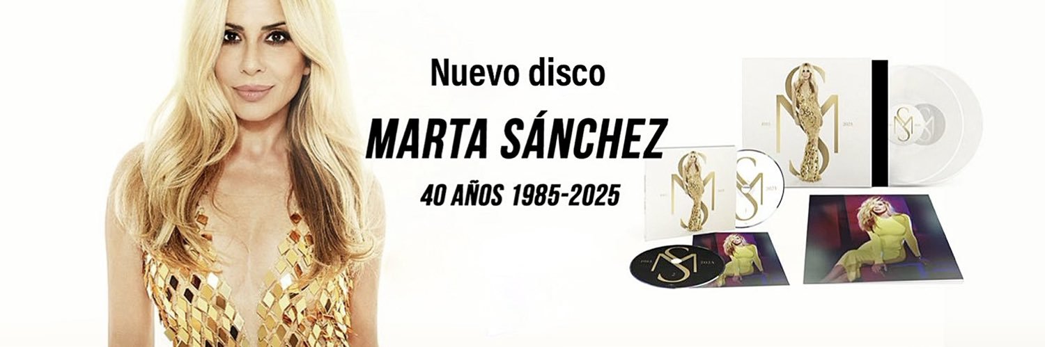 Marta Sánchez's banner