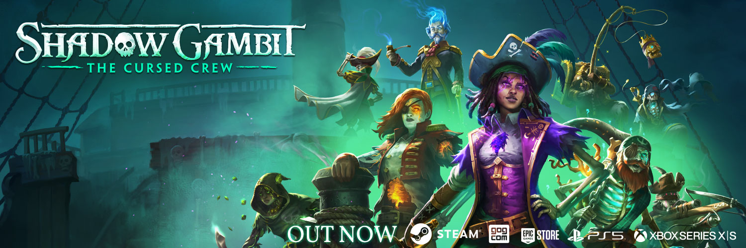 Shadow Gambit: The Cursed Crew 💀 Mimimi Games's banner
