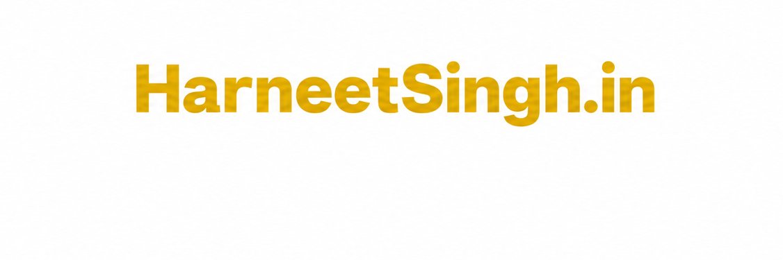 Harneet Singh Kharbanda's banner