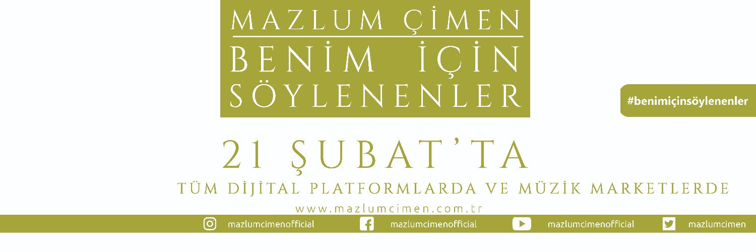 Mazlum Çimen's banner
