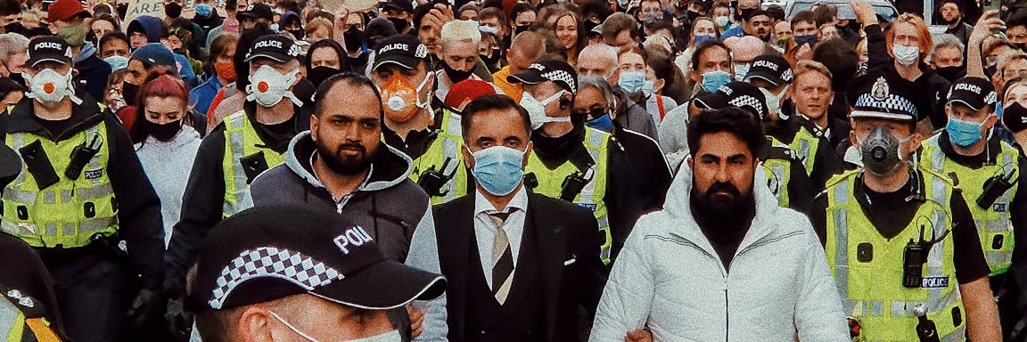 Aamer Anwar✊🏾🏳️‍🌈#BlackLivesMatter's banner