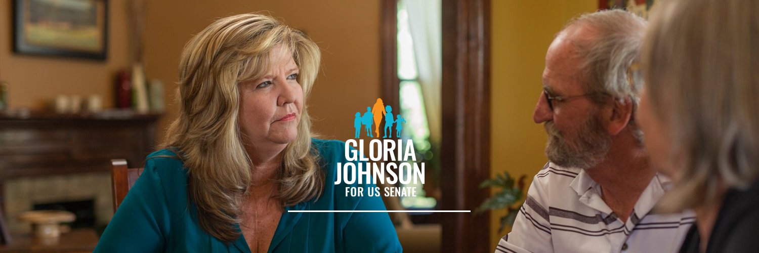 Rep. Gloria Johnson's banner
