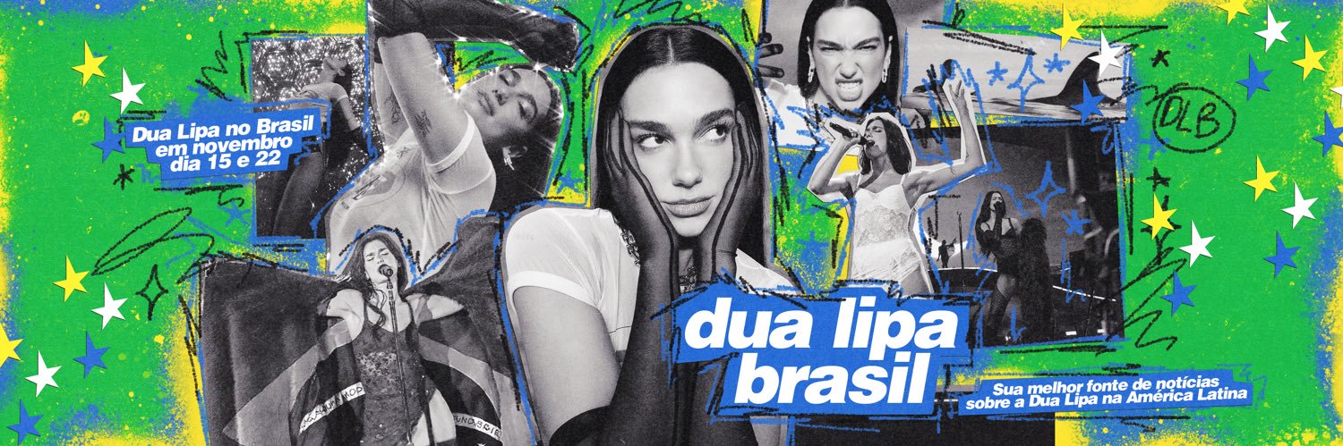 Dua Lipa Brasil's banner