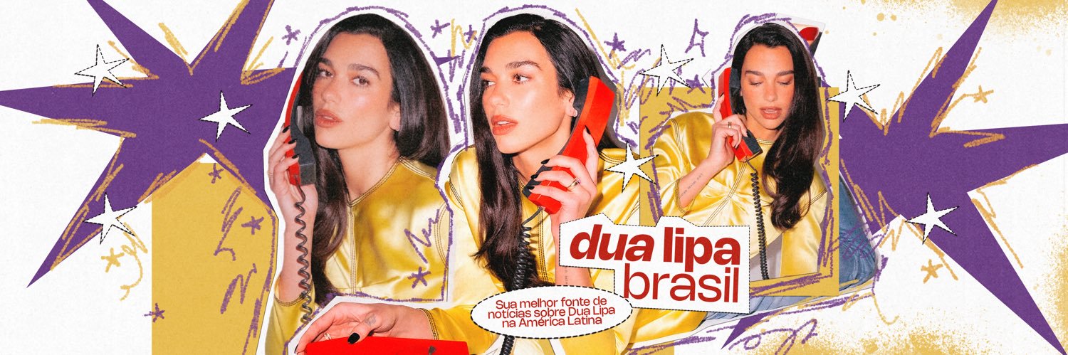 Dua Lipa Brasil's banner