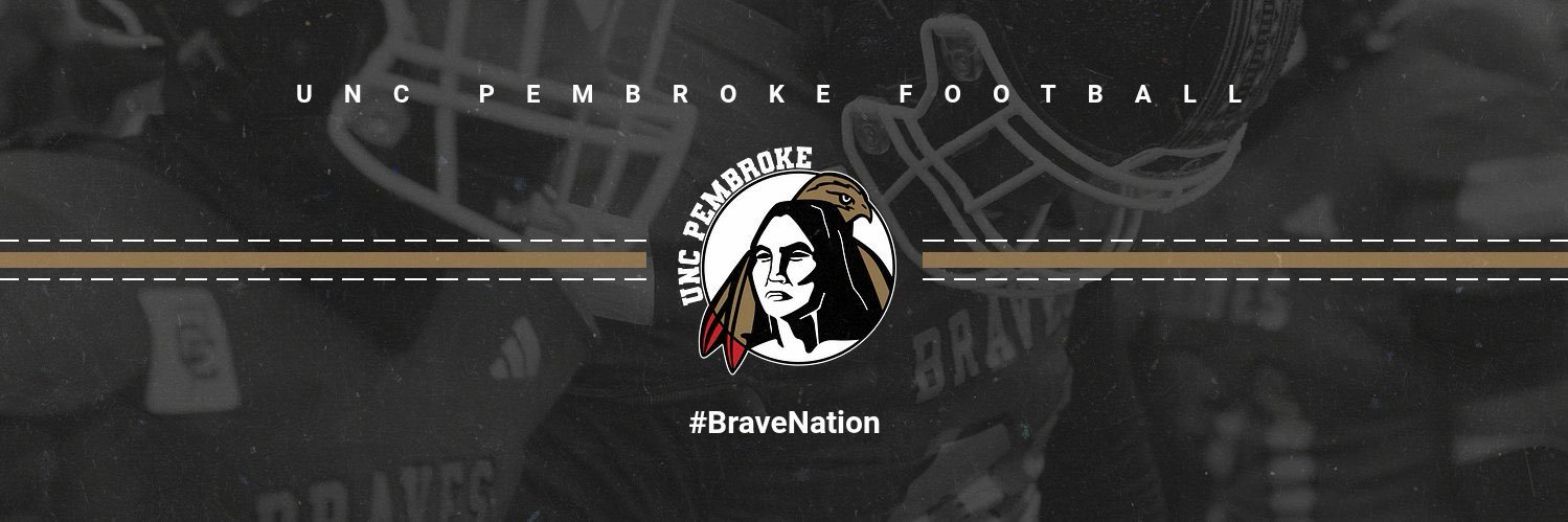 UNCP Braves Football's banner