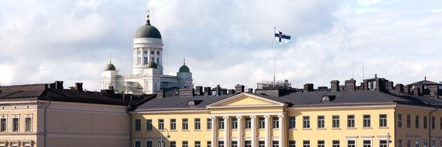 Alexander Stubb's banner