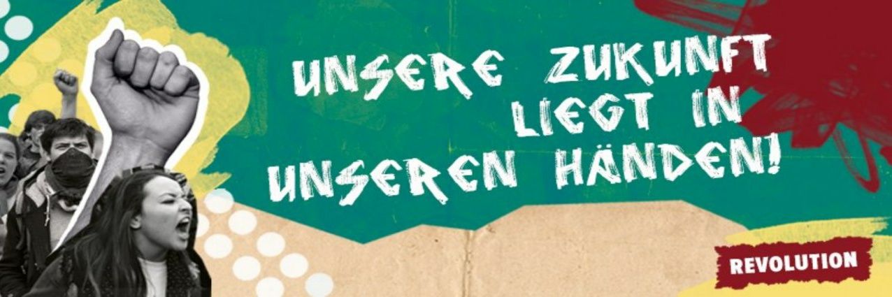REVOLUTION Germany's banner