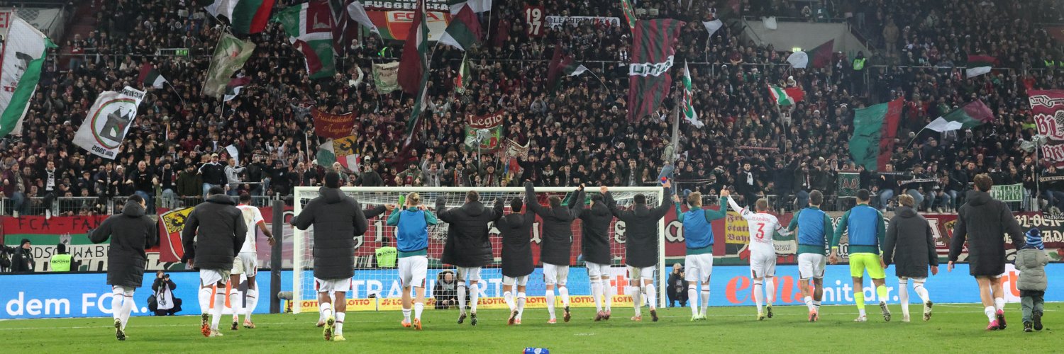 FC Augsburg's banner