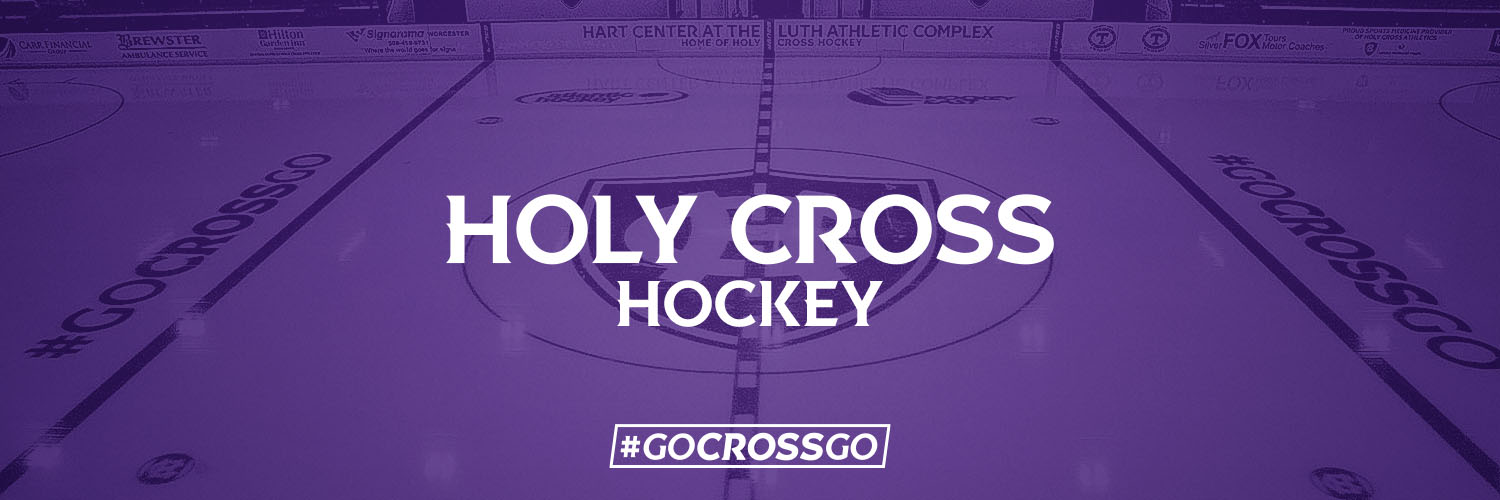Holy Cross M. Hockey's banner