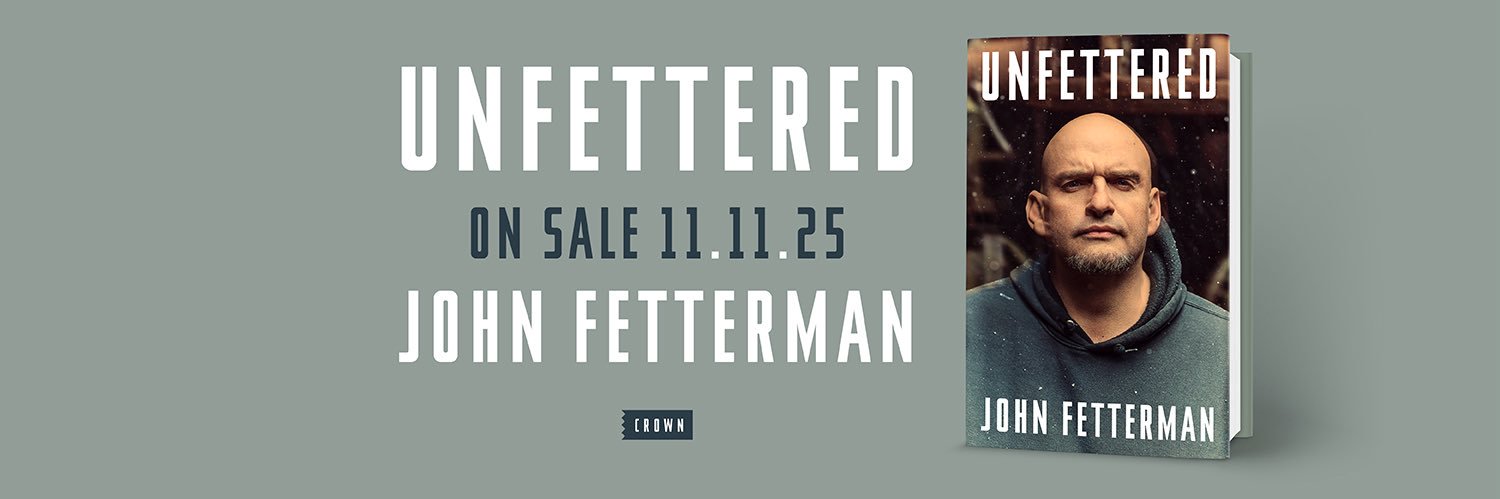 John Fetterman's banner
