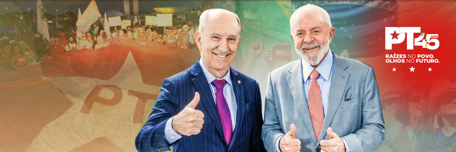 Rui Falcão's banner
