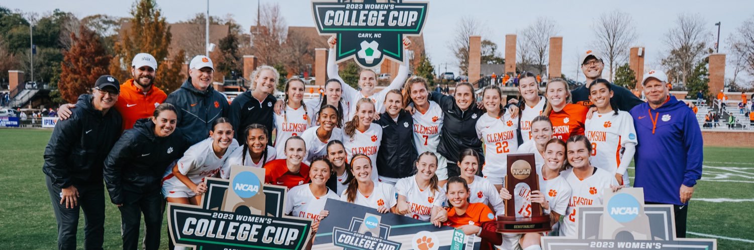 Clemson Women's Soccer's banner