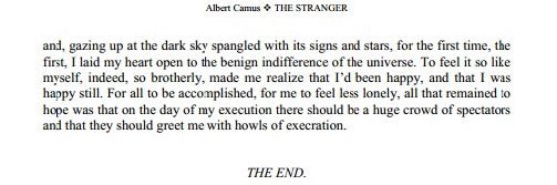 The Ghost of Albert Camus's banner