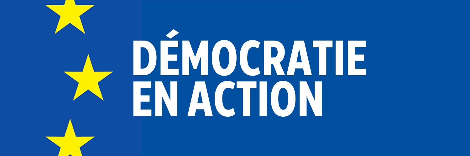 Parlement européen en France's banner