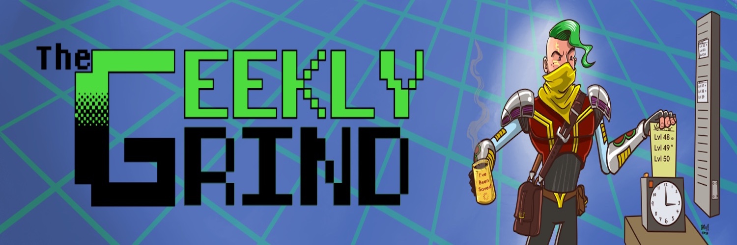 The Geekly Grind (@ Bluesky Now)'s banner