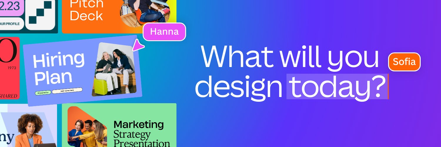Canva's banner