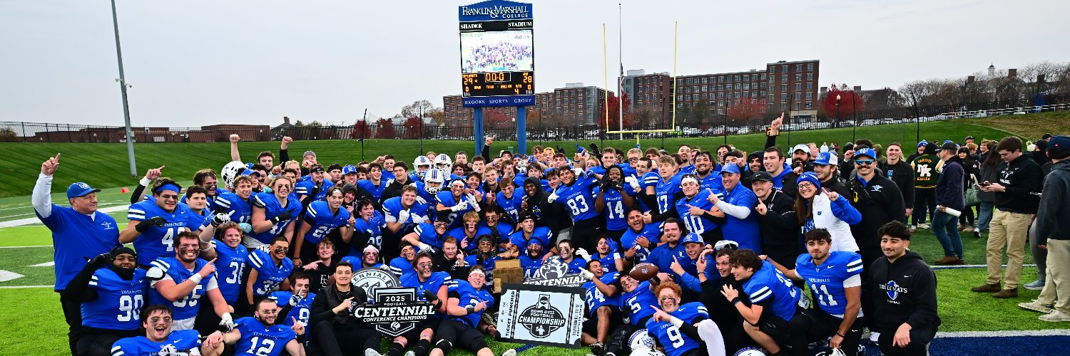 F&M Football's banner