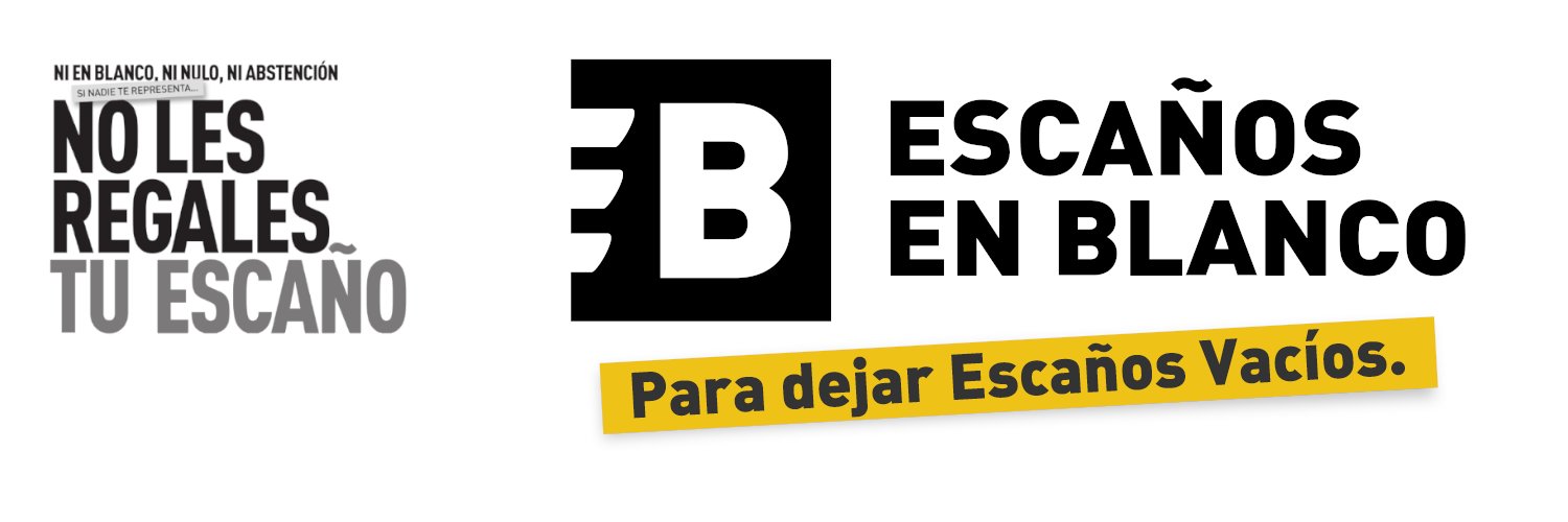 Escaños Vacíos con Escaños en Blanco's banner
