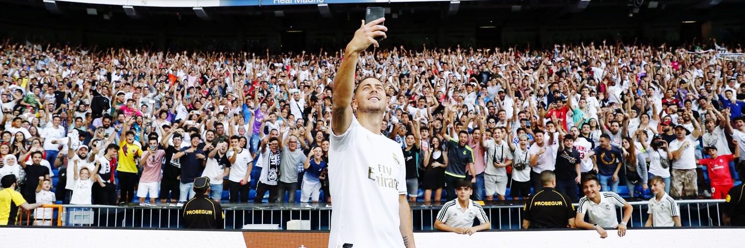 Eden Hazard's banner
