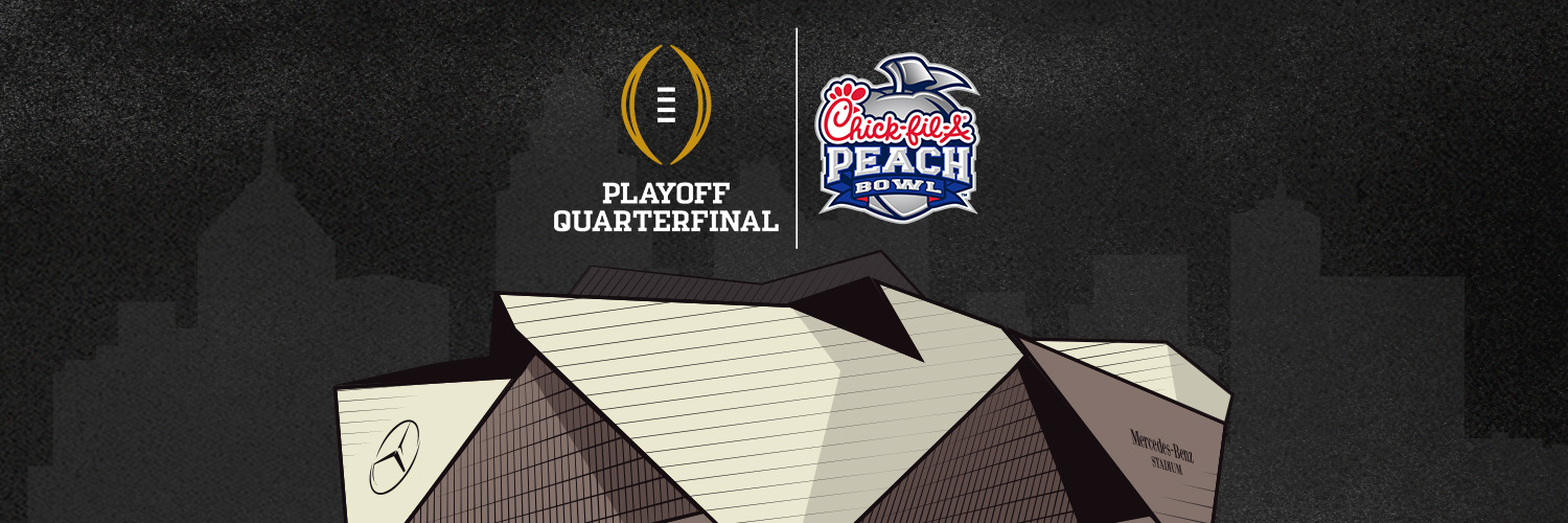 Chick-fil-A Peach Bowl's banner