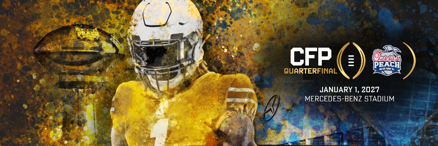 Chick-fil-A Peach Bowl's banner