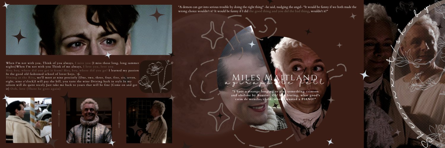 ᨳິShuby resurrection • Good Omens eternity's banner
