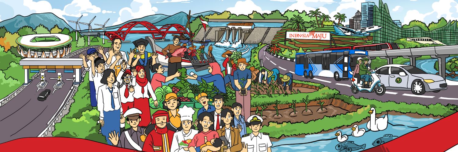 Joko Widodo's banner