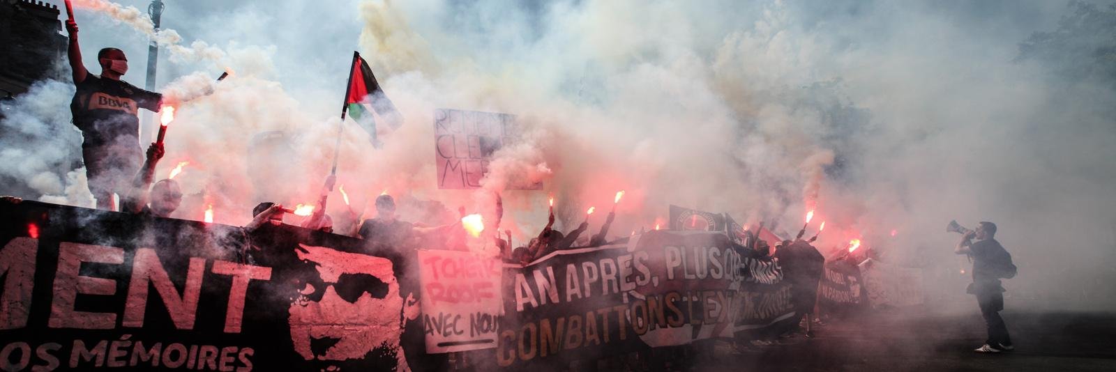 Action Antifasciste Paris-Banlieue's banner
