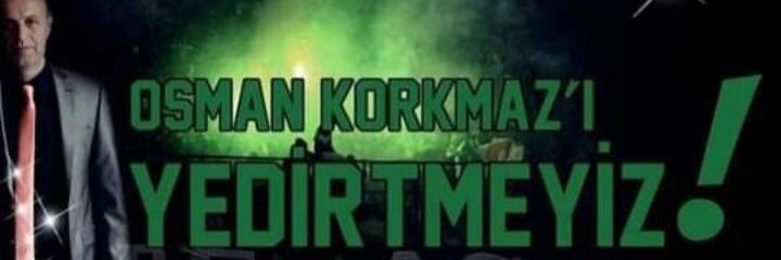 Osman Korkmaz's banner