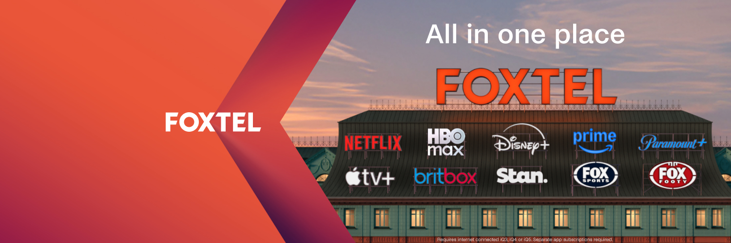 Foxtel's banner
