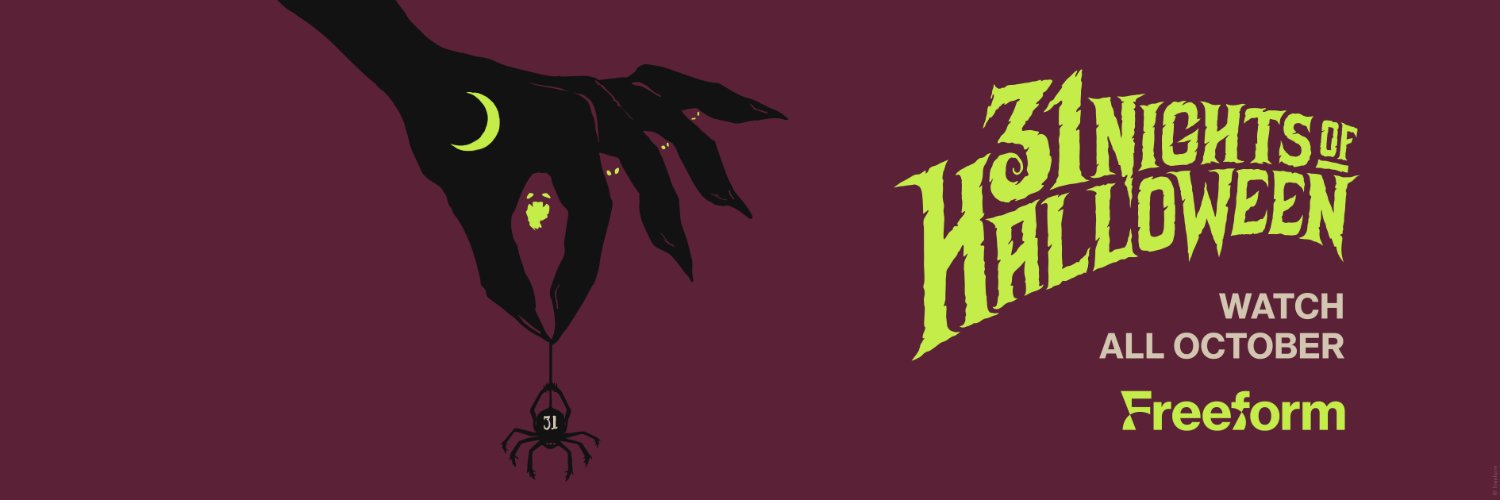 Freeform's 31 Nights of Halloween's banner