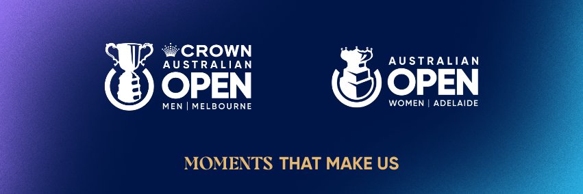 Australian Open's banner
