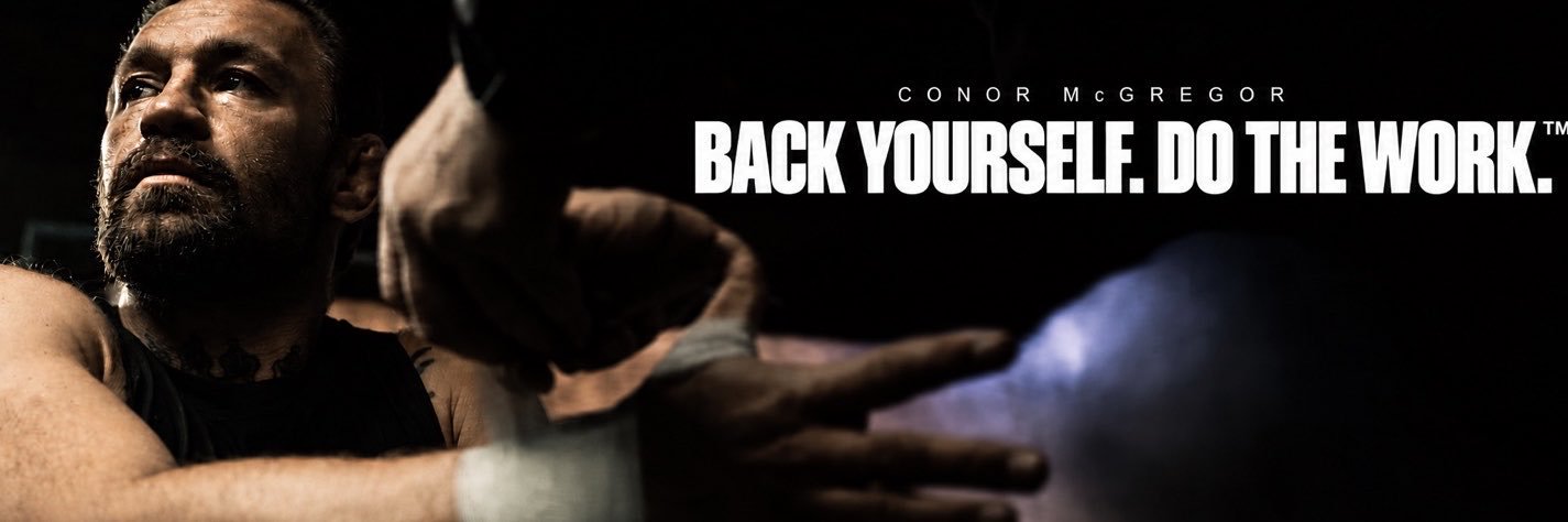 Conor McGregor's banner